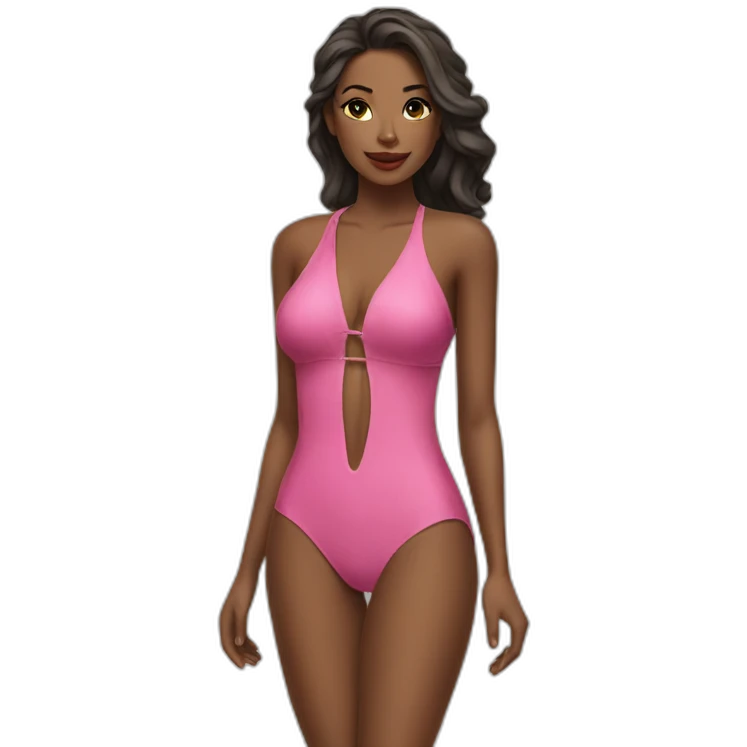sexy chic in swimsuit emoji