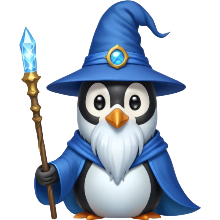 Penguin Wizard emoji