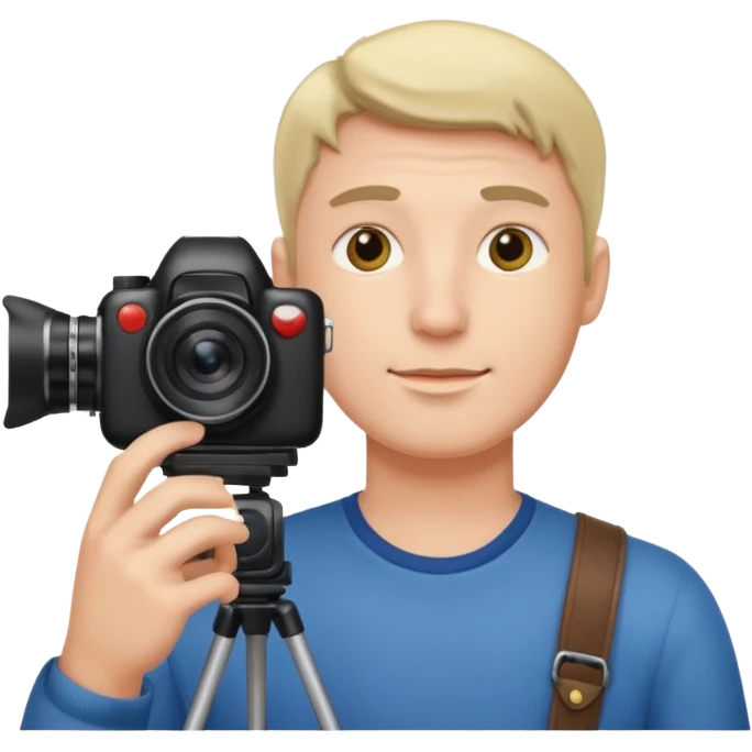 mann mit einer kamera emoji
