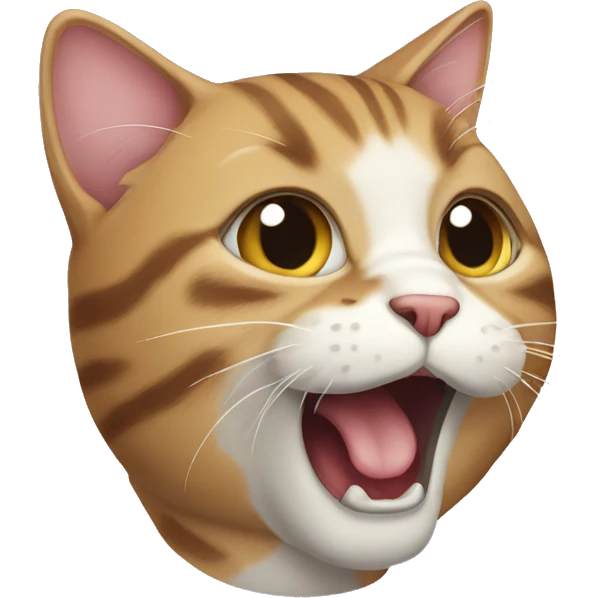cat mewing  emoji