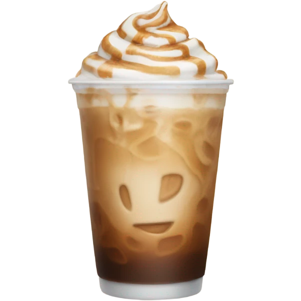 Iced latte emoji