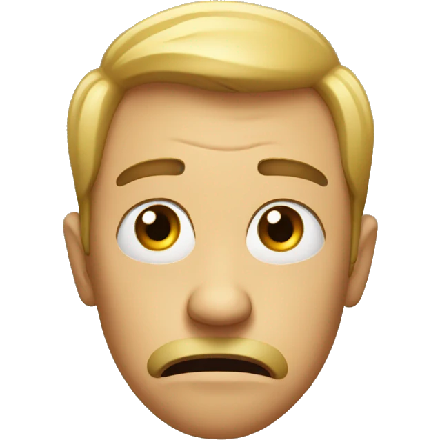 confused face emoji
