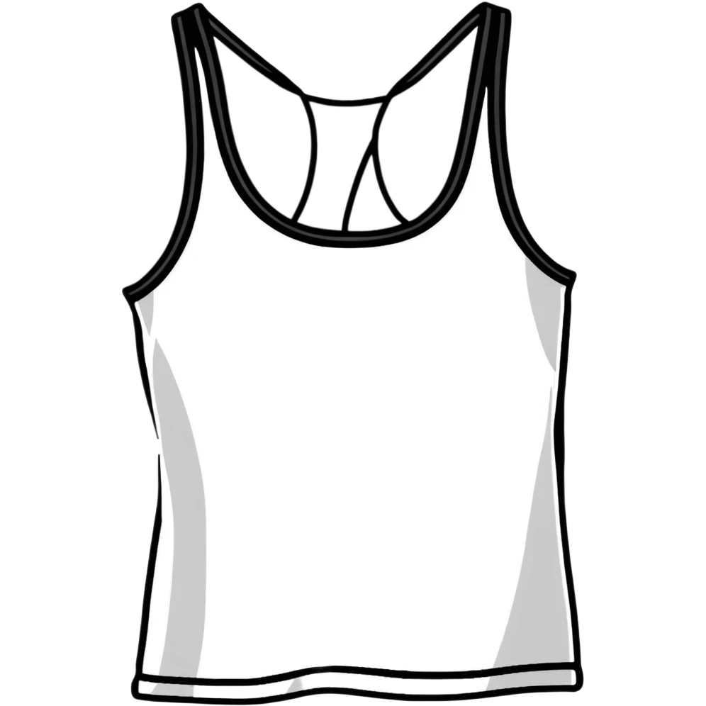Tie dyed crisscrossed strappy tank top emoji