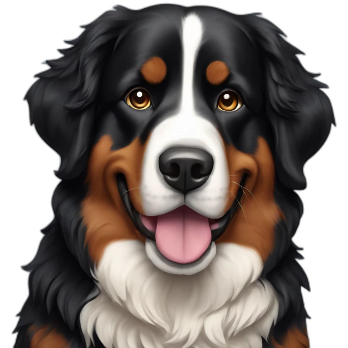 Bernese Mountain Dog emoji