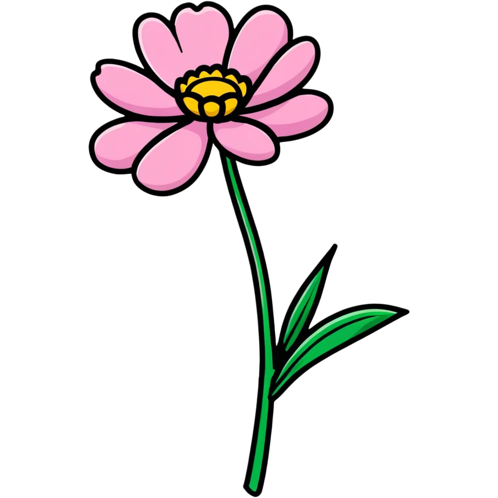 pink flower emoji