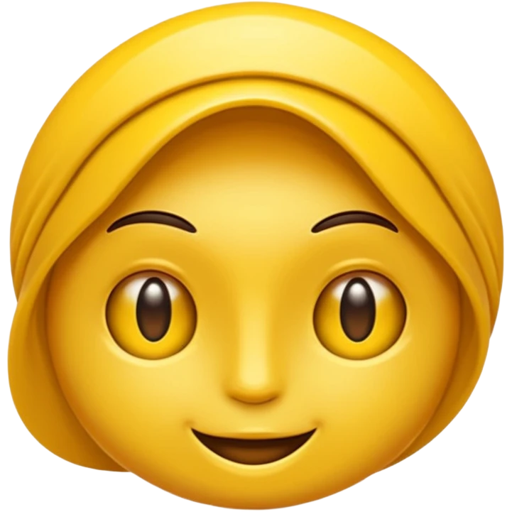 Maracujá estilizado, amarelo vibrante emoji