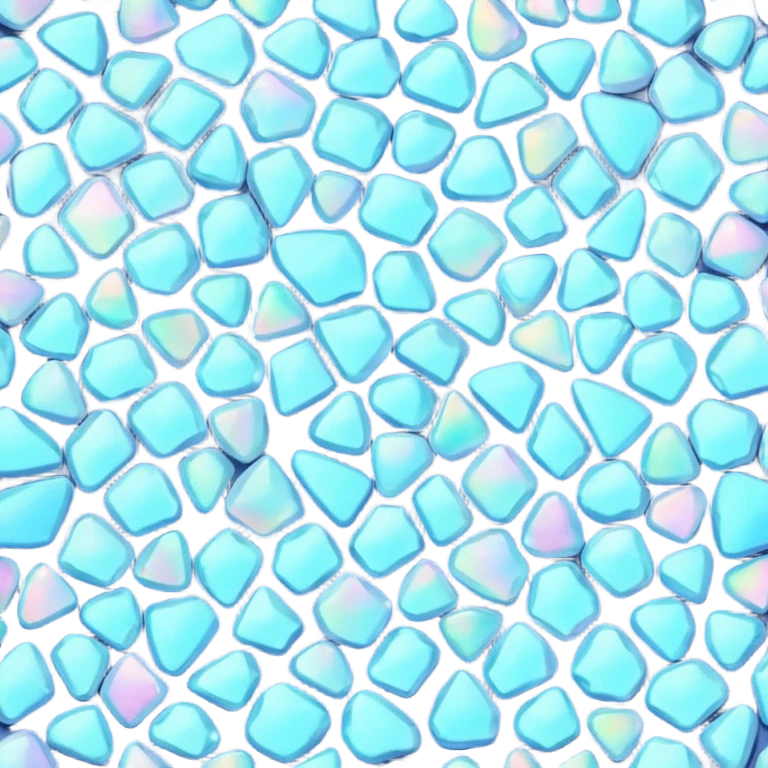 3D rendering, pattern of Cheshire Crushed Opals emoji