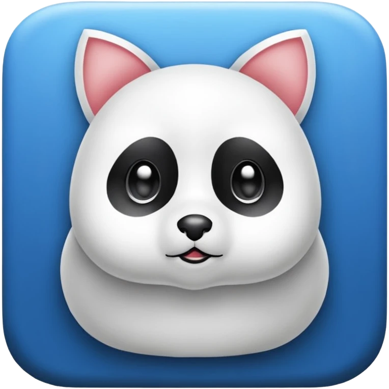 Галочка на фоне синего квадрата emoji