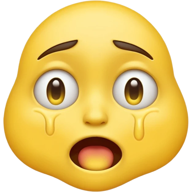 Freaky crying emoji emoji