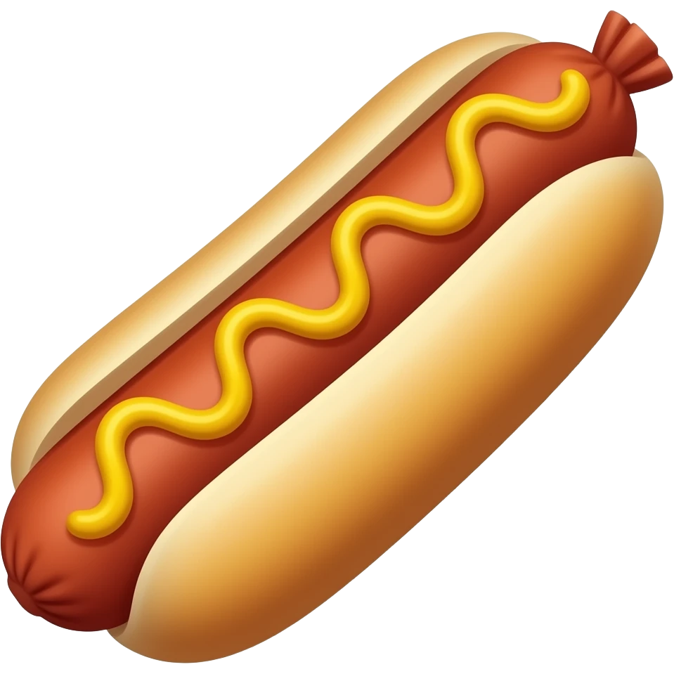 corn dog without a face emoji