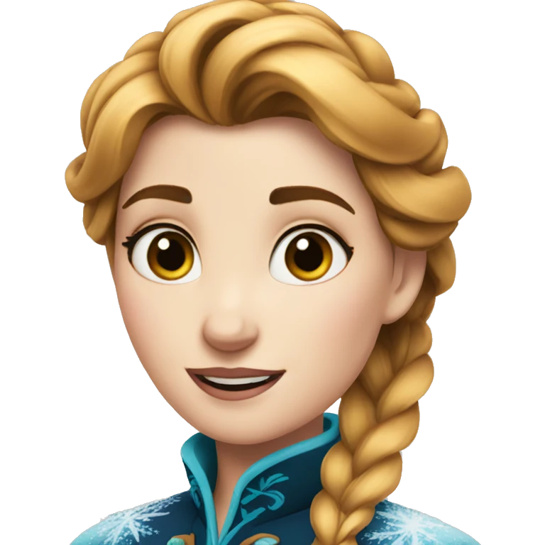 Anna frozen emoji