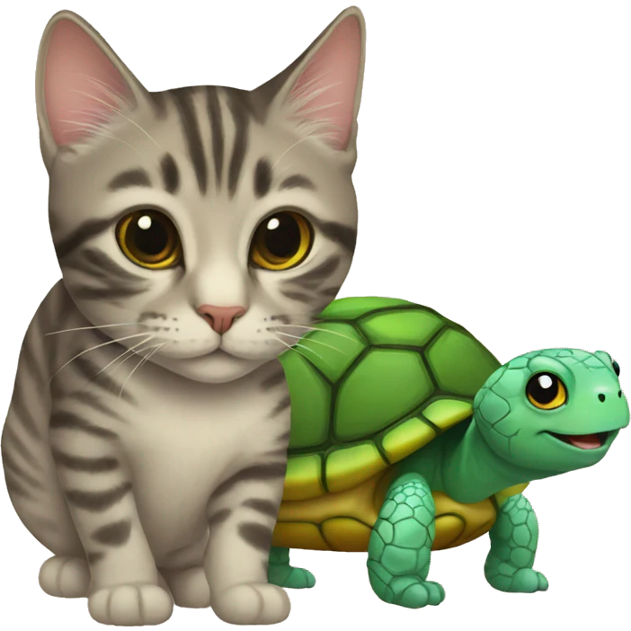 cat + turtle emoji