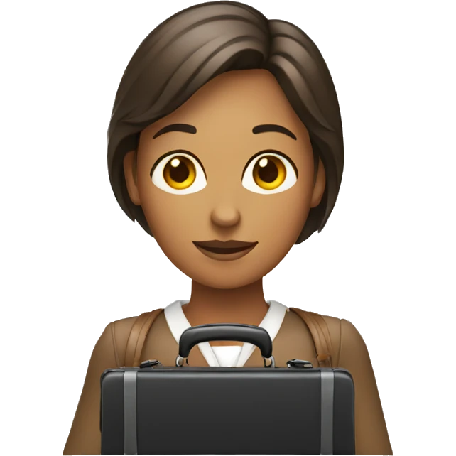 woman holding briefcase emoji