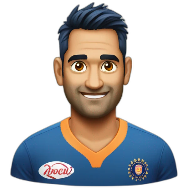 Mahendra Singh Dhoni emoji