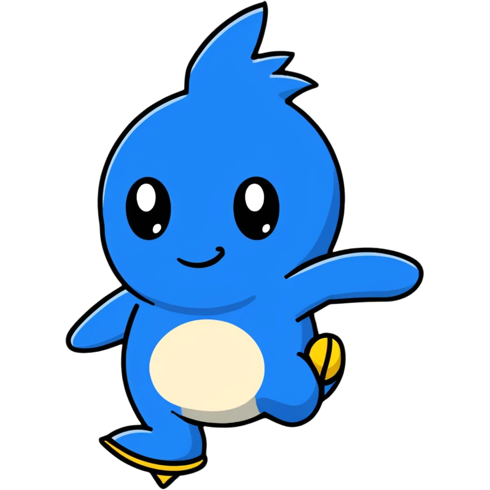 Sanic meme character emoji