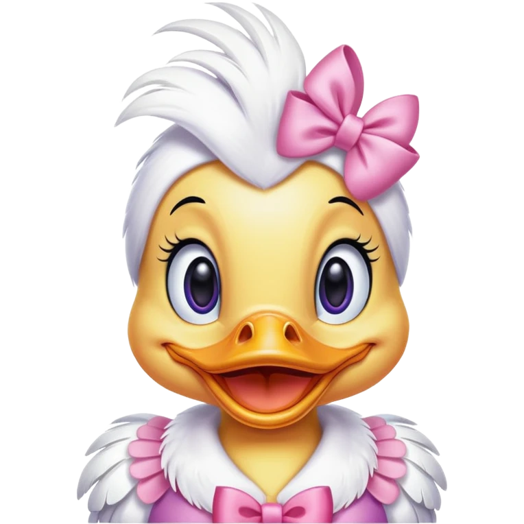 Daisy Duck smiling emoji