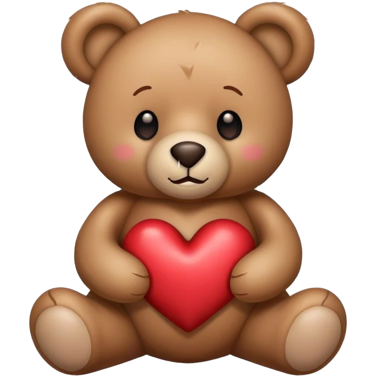 Teddy bear asking someone will you be my valentine emoji
