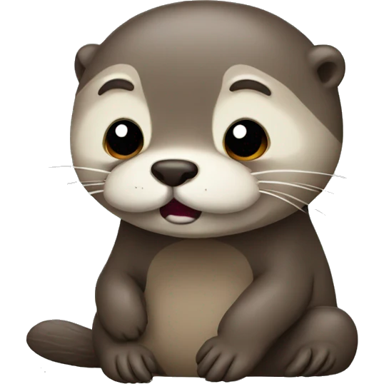 sad otter  emoji