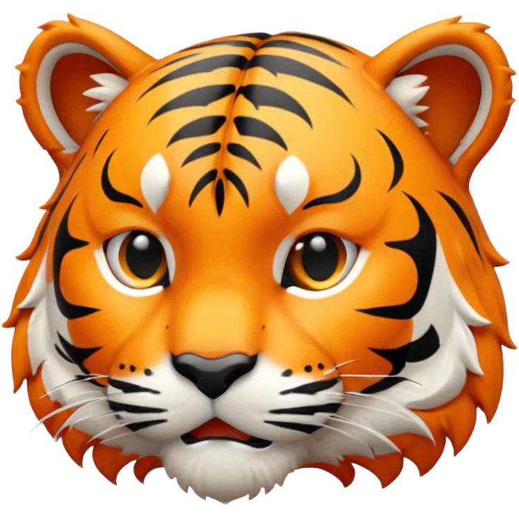 playful tiger emoji