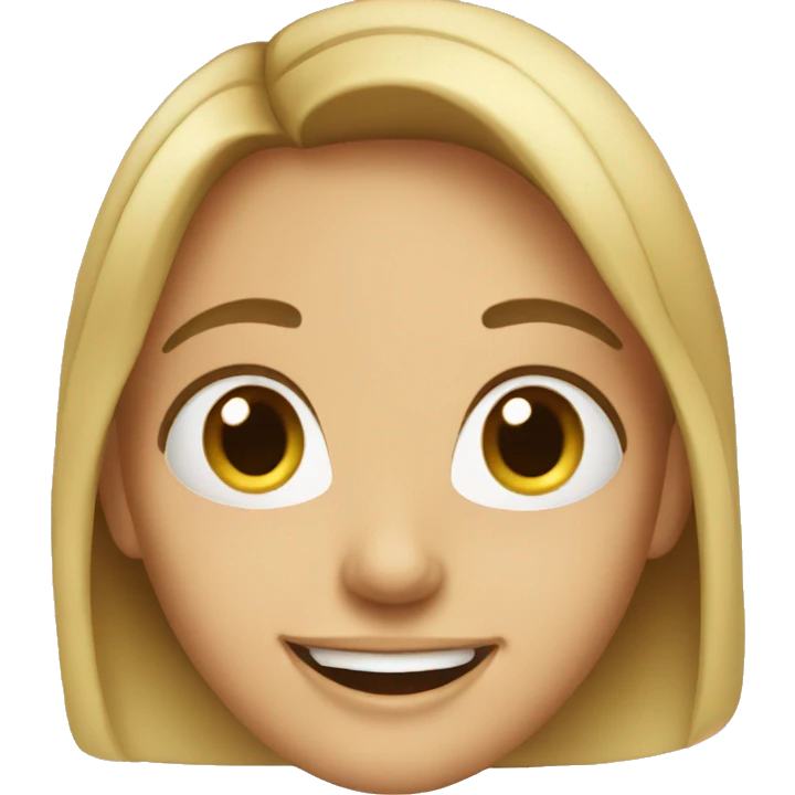 Happy girl emoji