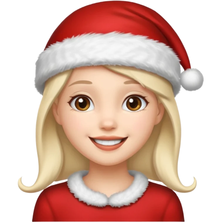 Christmas girl emoji
