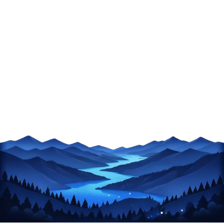 Stargazing scenery emoji