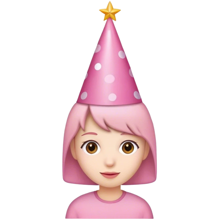 birthday hat pink emoji