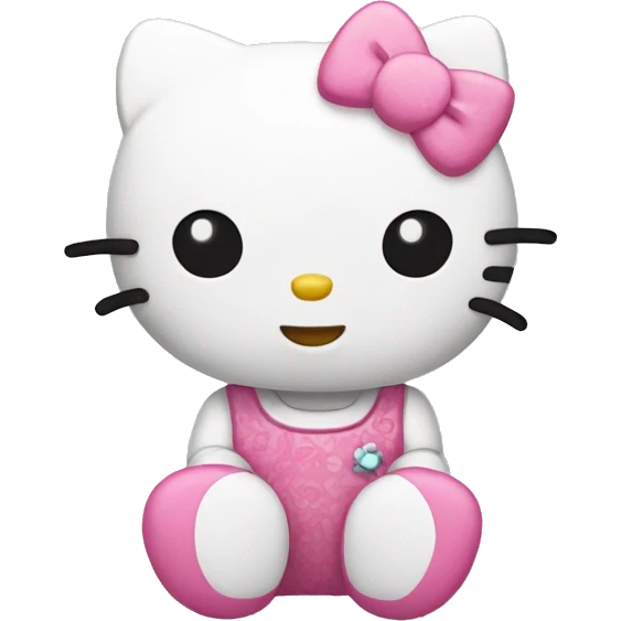 Милая hello kitty emoji