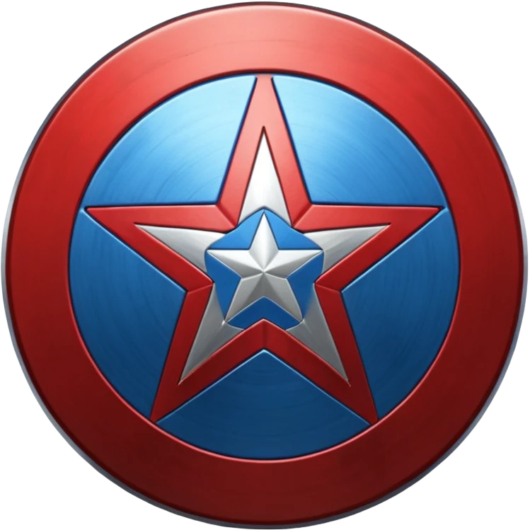Captain America sheild emoji