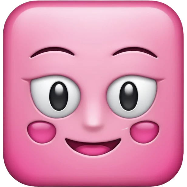A pink bond emoji