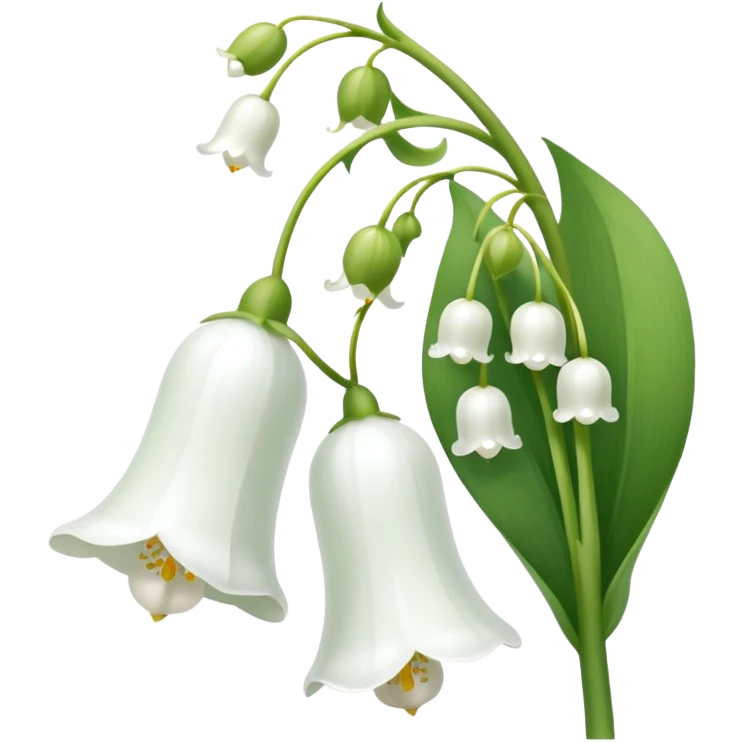 Lily of the valley flower emoji