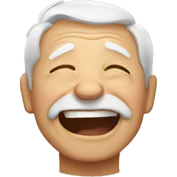 old man crying laughing emoji