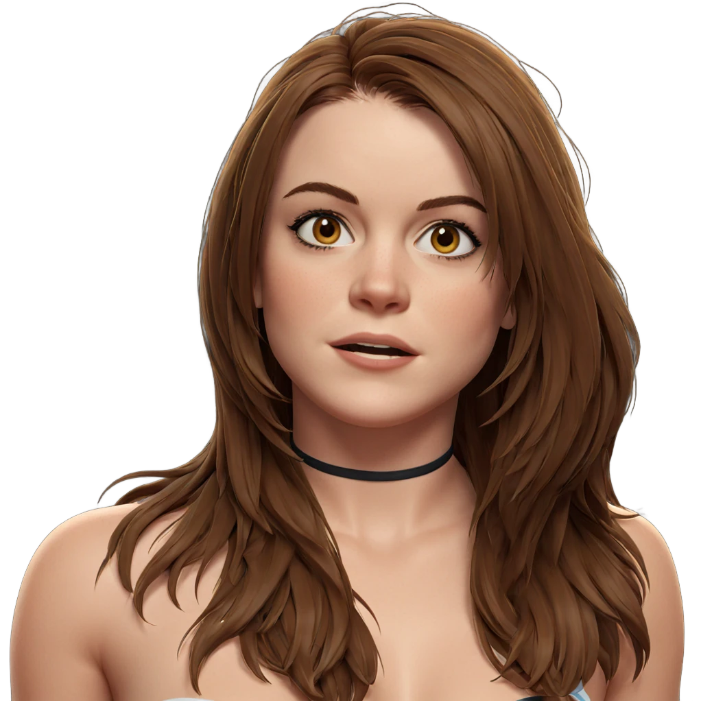 brown-haired girl in underwear emoji