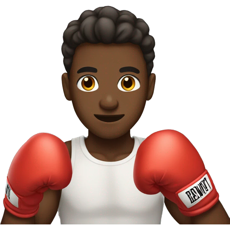 
20 year old dark-skinned young man boxing

 emoji