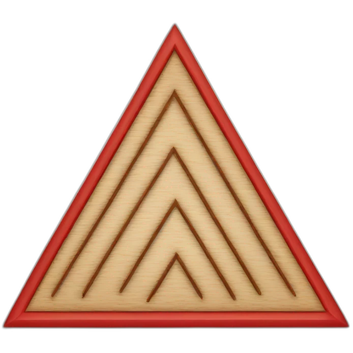 triangulo rojo apunta abajo emoji