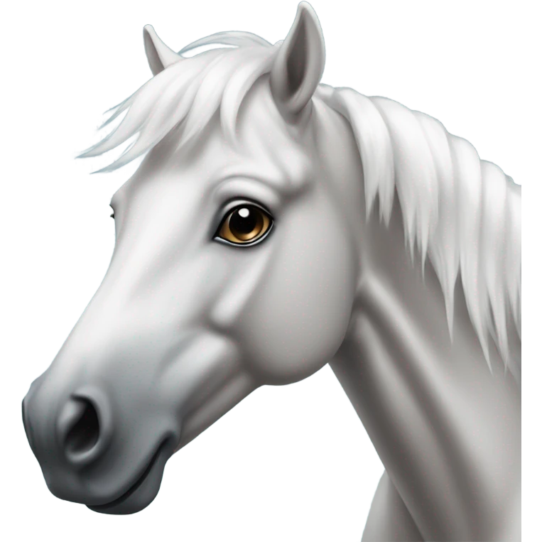 Horse with baby powder  emoji