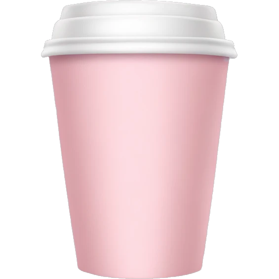 light pink coffee emoji