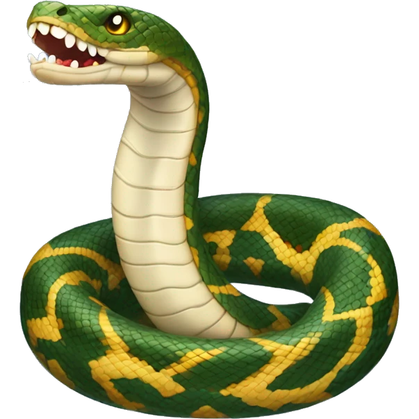serpente blu nel cestino  emoji