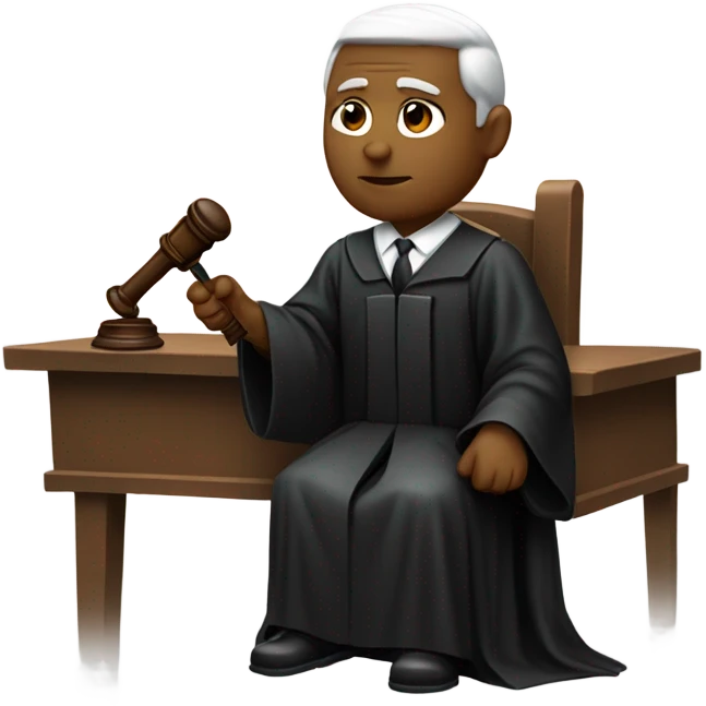 judge at an angle emoji
