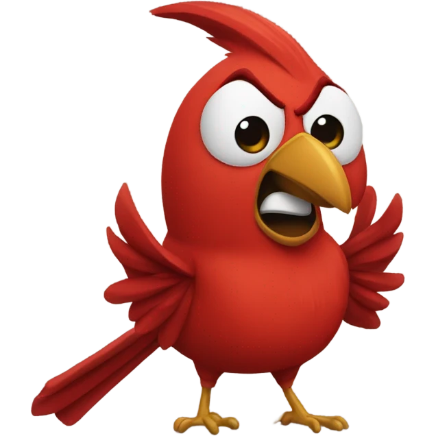 Cardinal flexing his muscles  emoji