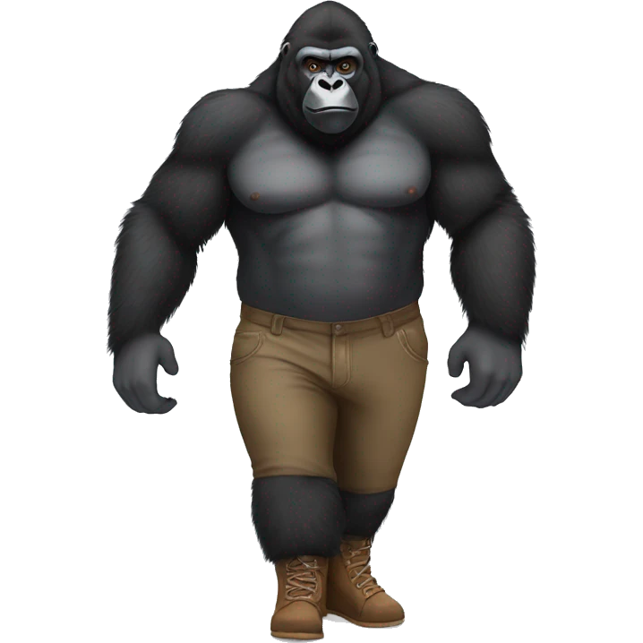 Gorilla in uggs emoji