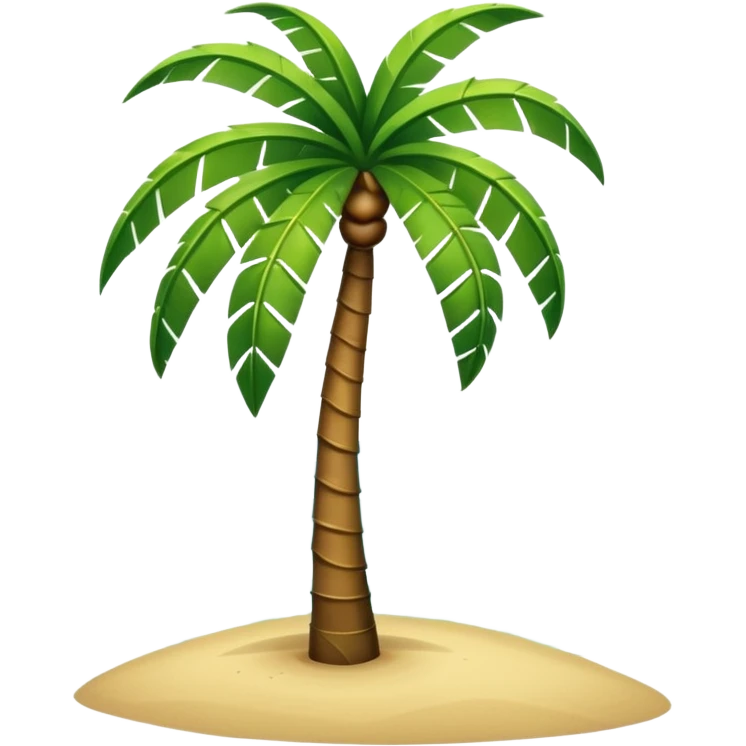 palm and sea emoji