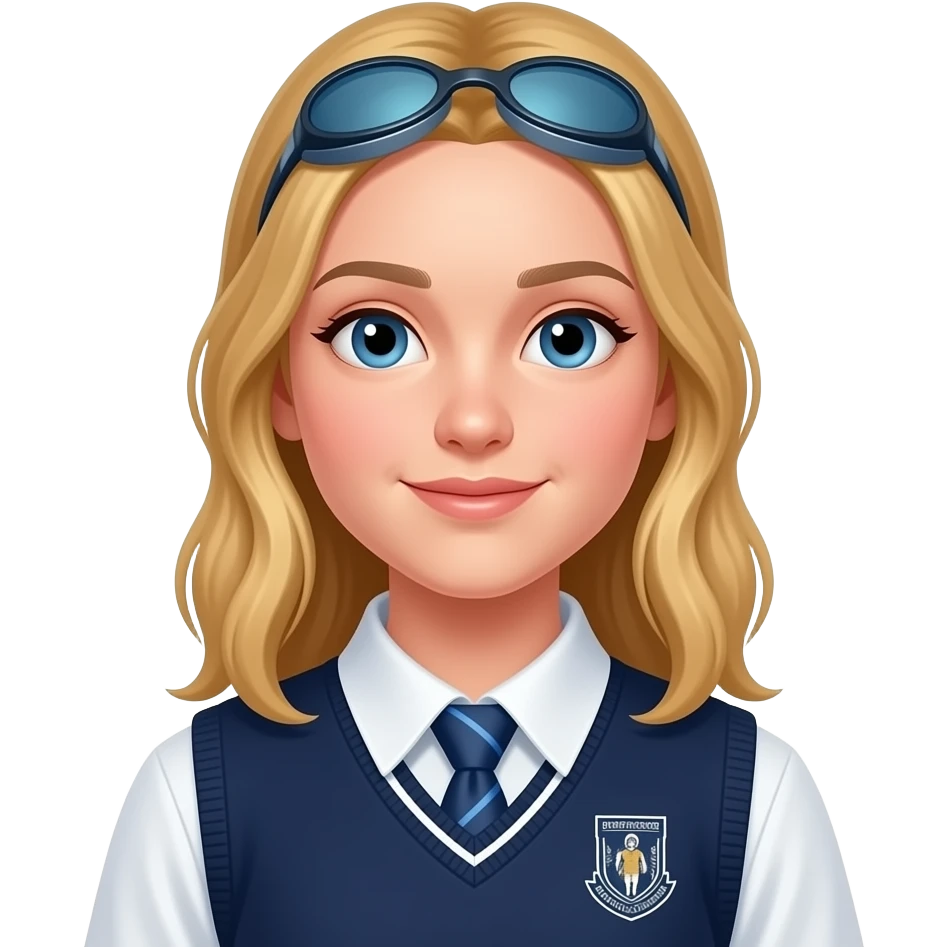 blond 13 year old girl swimmer school  competitive swim team emoji