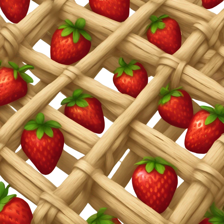 Strawberry basket emoji
