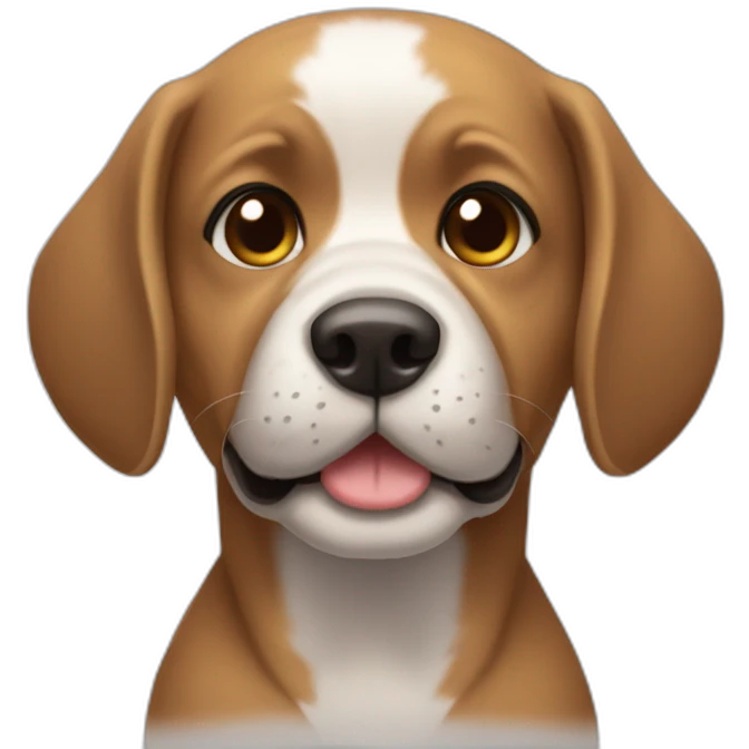 Cachorro brincando emoji