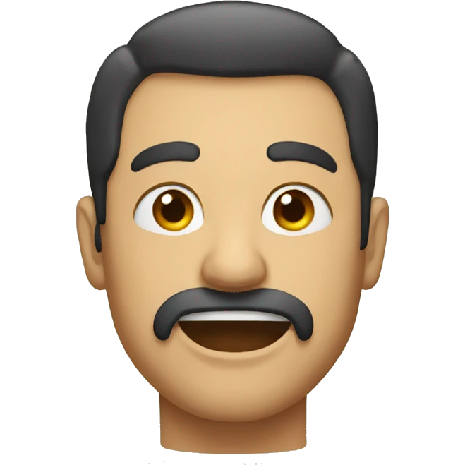 Man do mewing emoji
