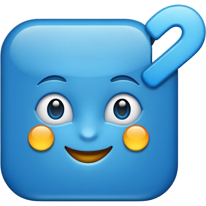 Checkmark blue emoji