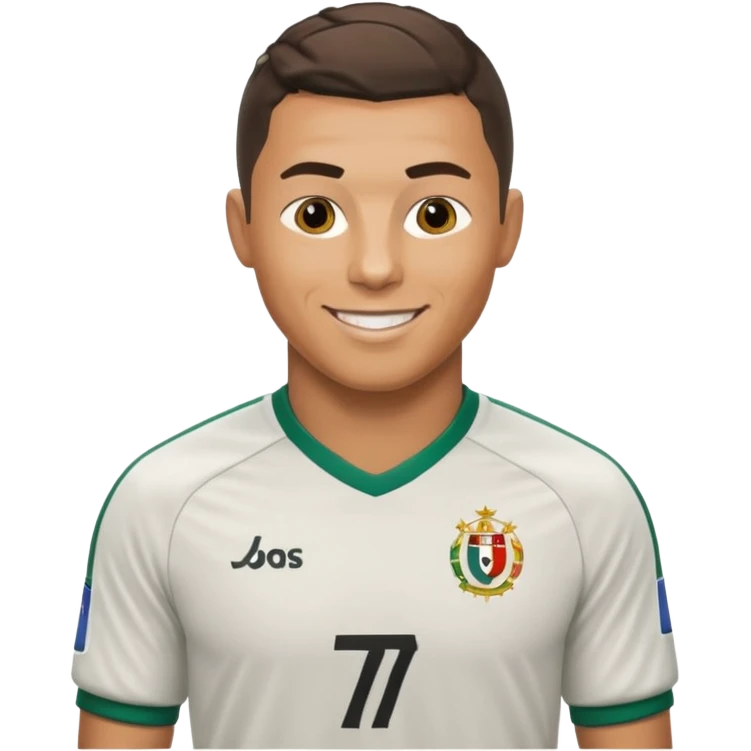 Ronaldo 2008 smiling  emoji