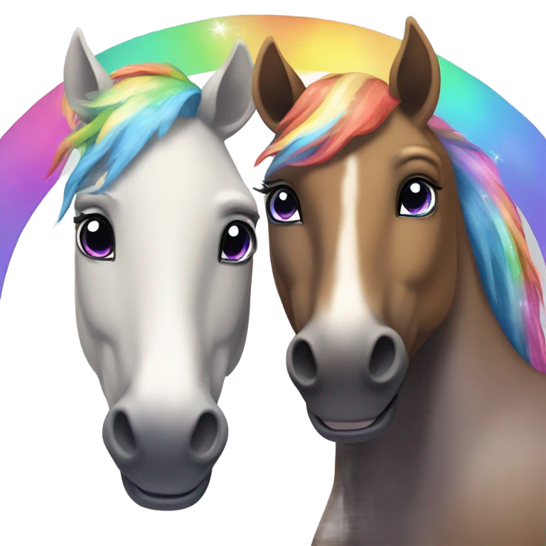 Gay horse emoji