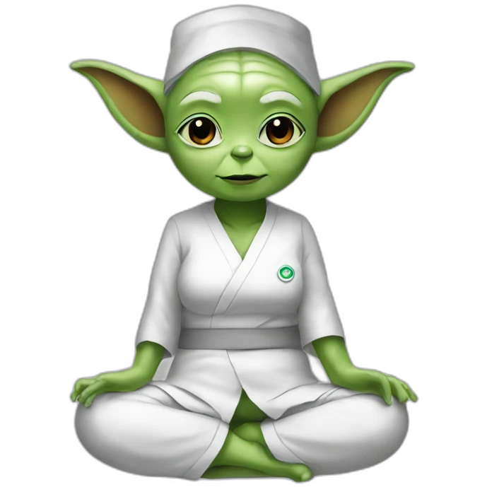 Yoda nurse sirsasana emoji